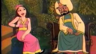 قصة الاقرع والغول وبنت منصور وراء سبع بحور كامله 
